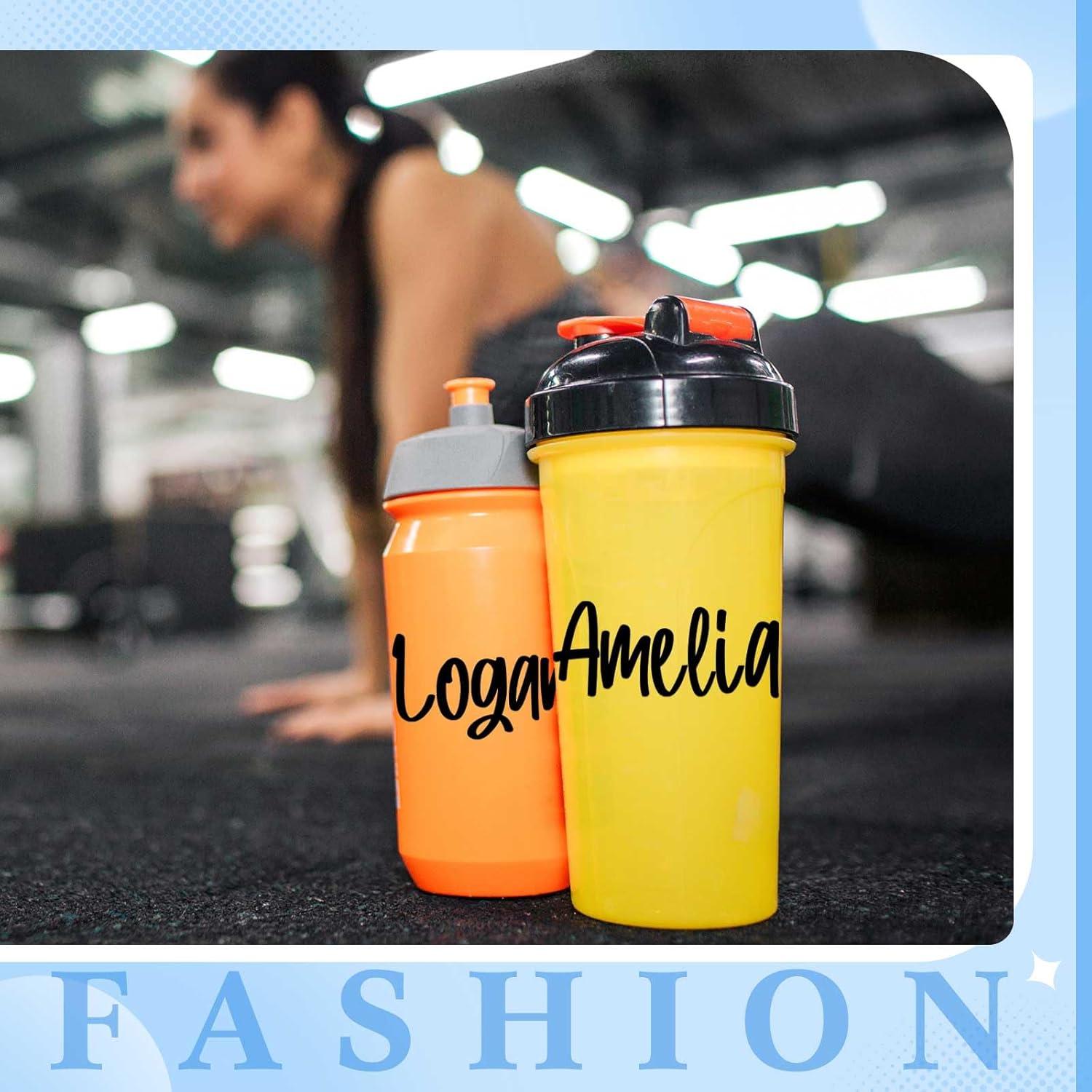 Calcomanías de Letras Iniciales Humyoun para Tazas 6 Piezas