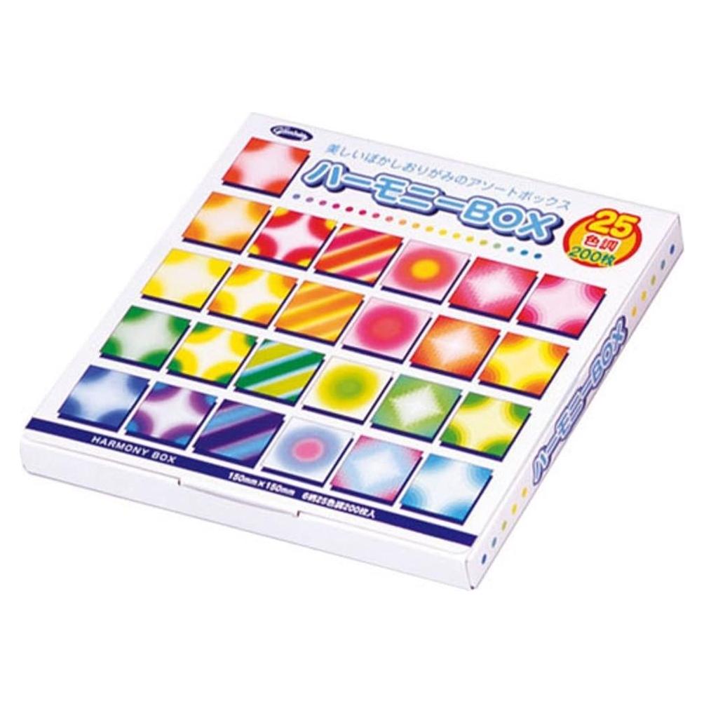 Conjunto de Papel Origami Aitoh 200 Hojas 14.92 cm Cuadradas