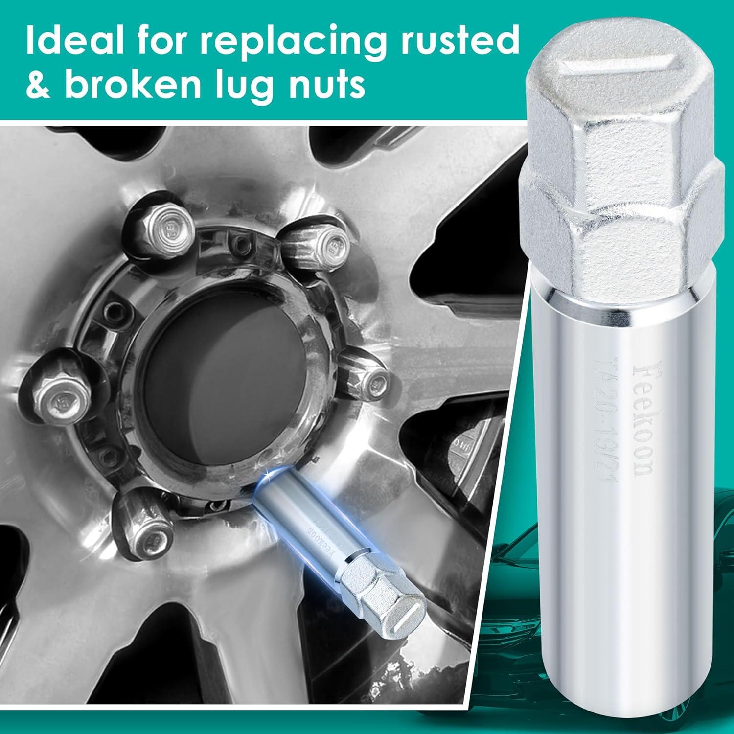 Llave de Tuerca de 10 Puntas Feekoon para Rueda 19mm y 21mm