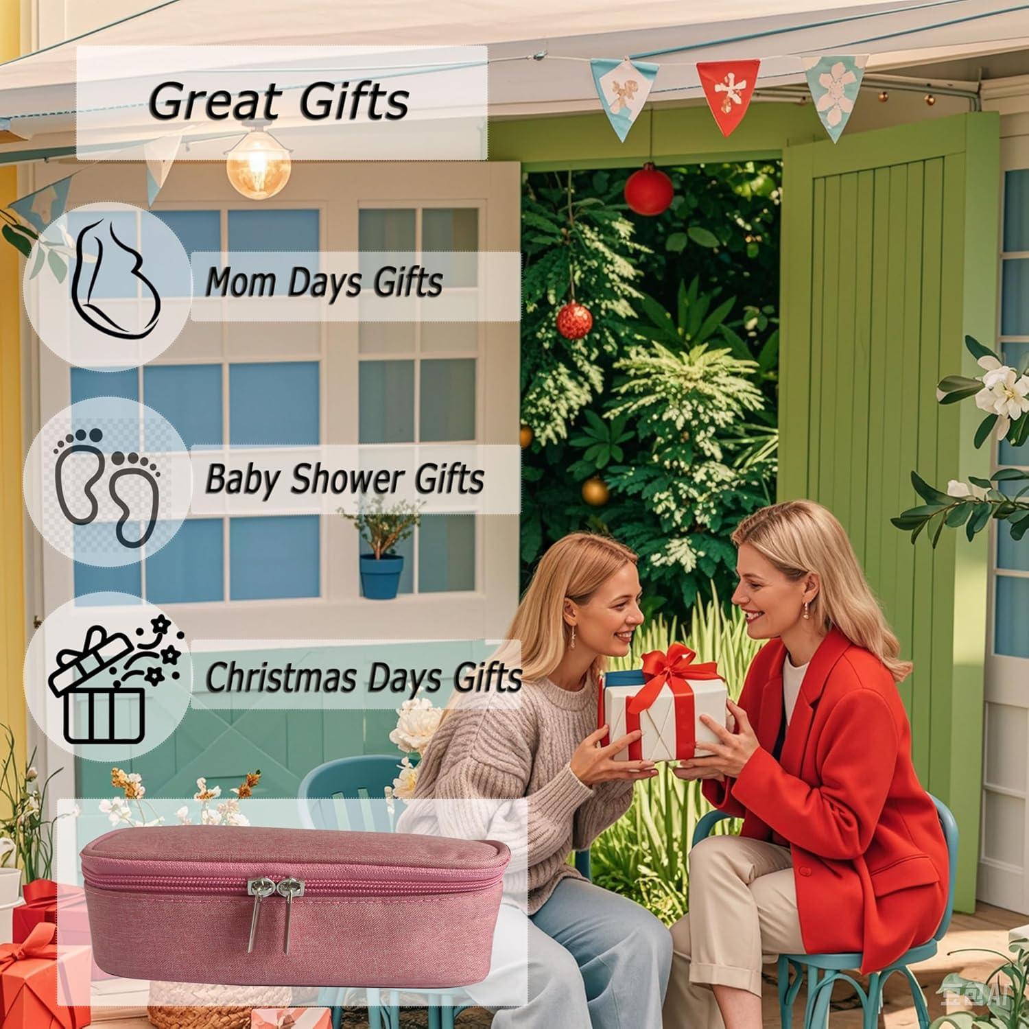 Bolsa Térmica para Leche Materna Genérica Rosa Oscuro con Hielo