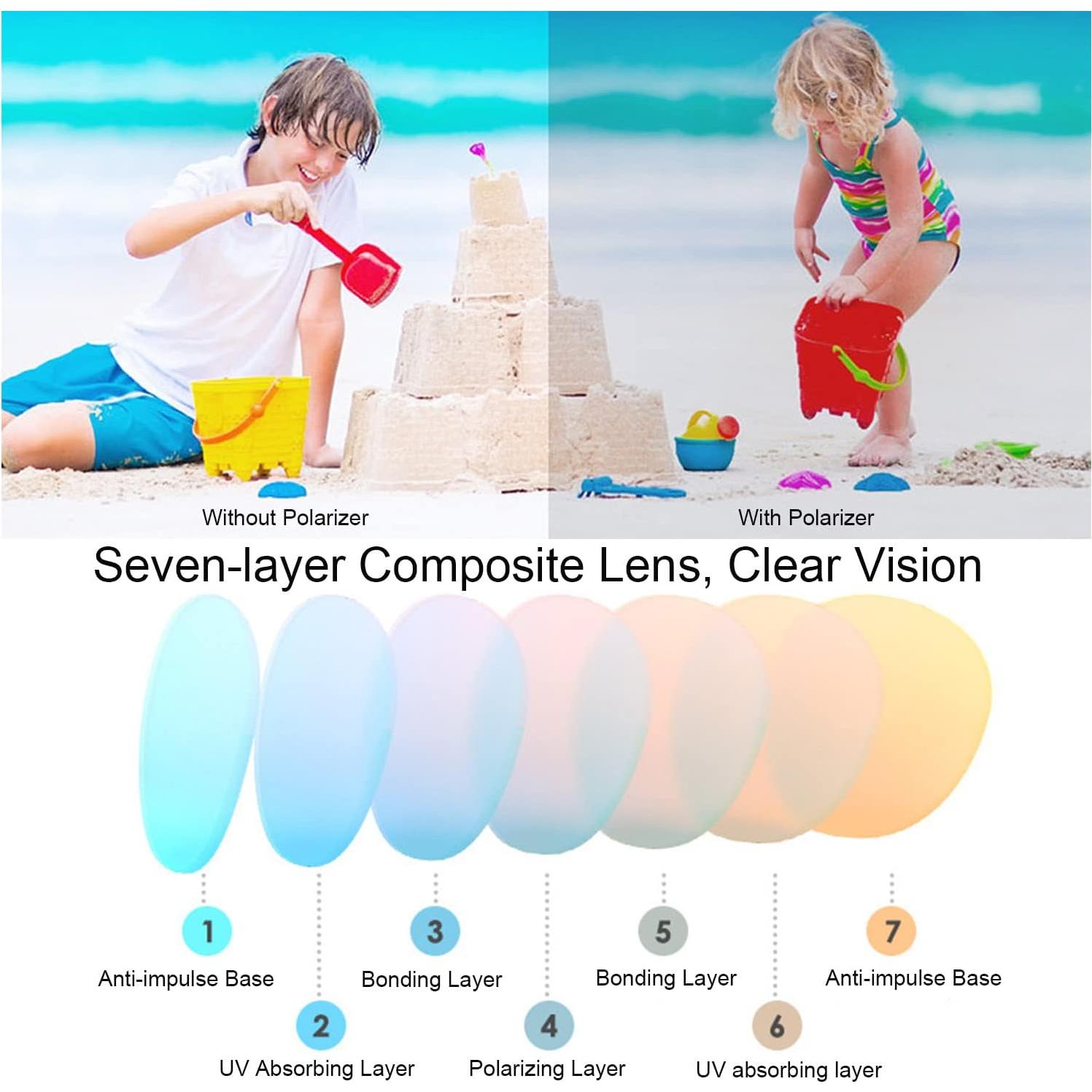 Gafas de sol polarizadas VideMundi para bebés UV400 0-36 meses