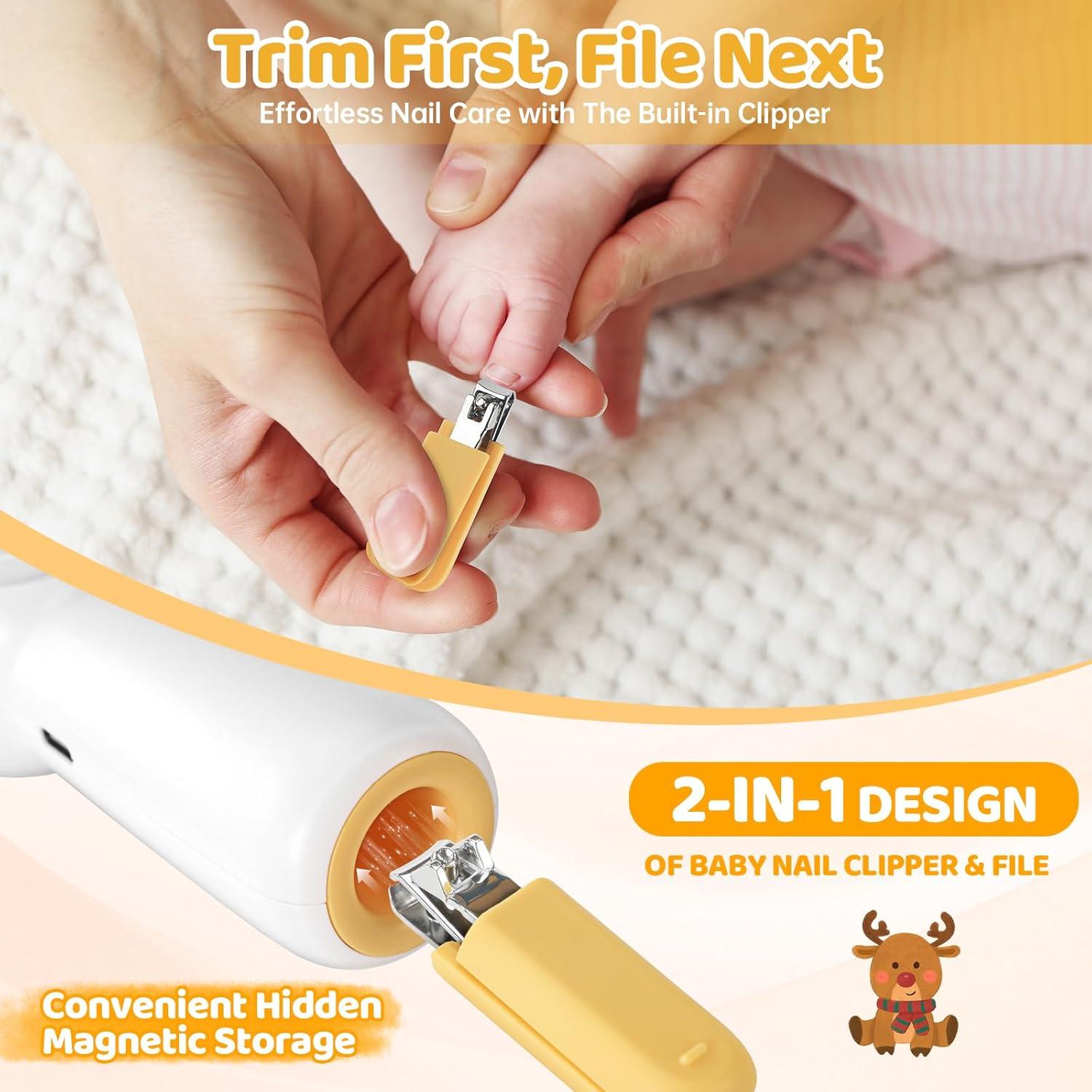 Lijadora de Uñas Eléctrica 5 en 1 para Bebés y Adultos