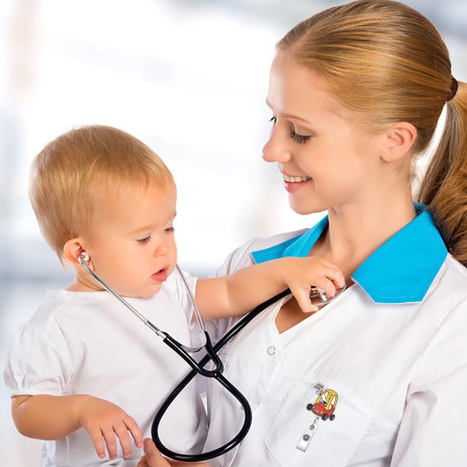 Clip de Insignia Retráctil ASABITE Ganso Enojado 76.2 cm