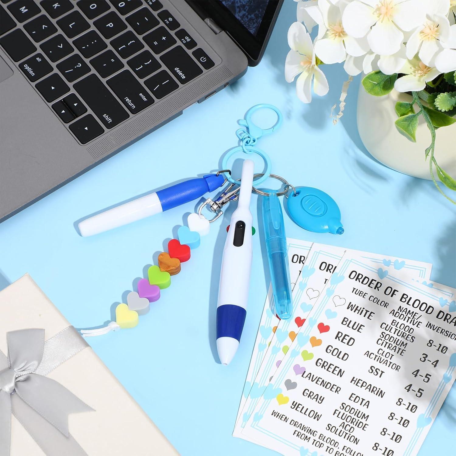 Conjunto de Accesorios para Enfermeras Spiareal 7 Piezas Azul