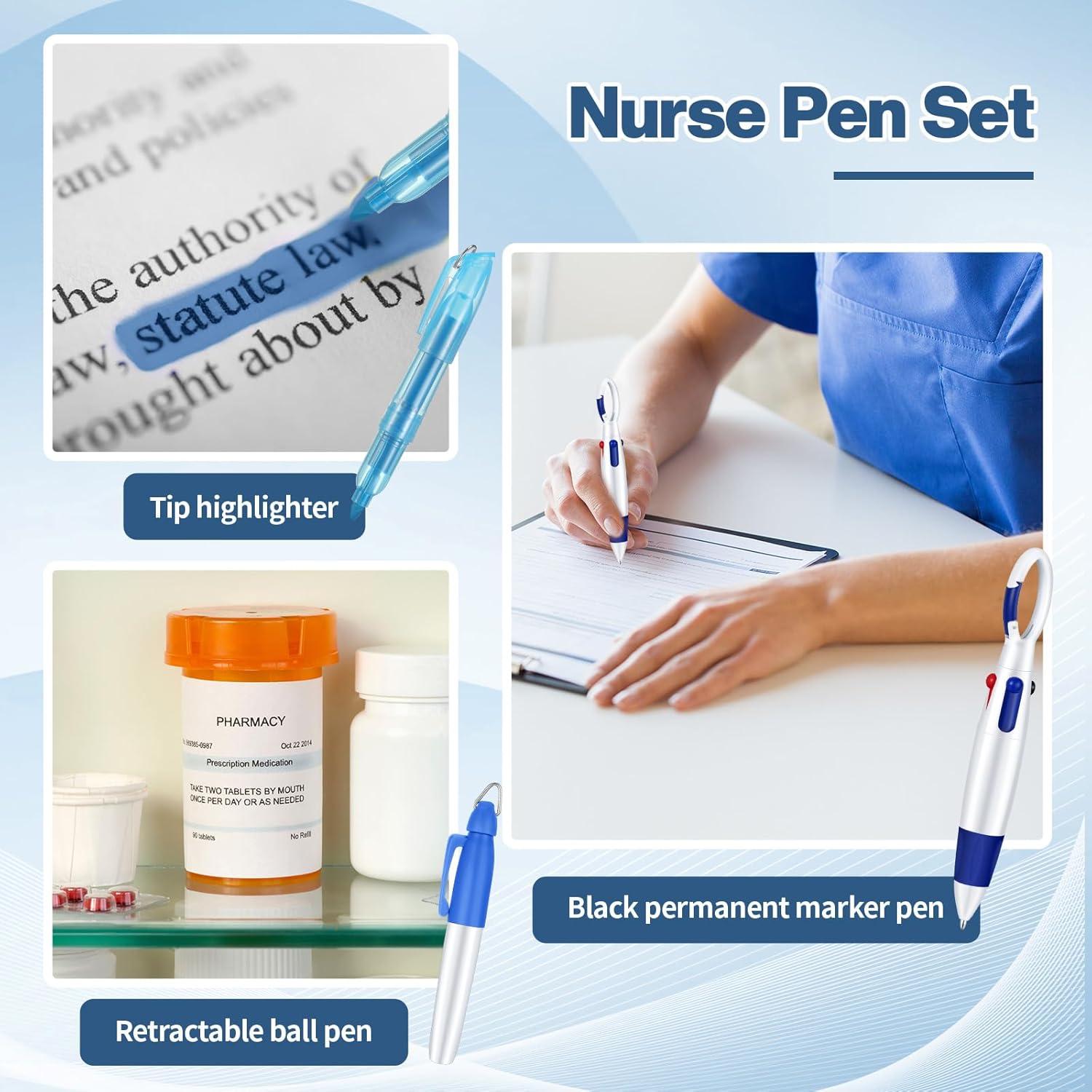 Conjunto de Accesorios para Enfermeras Spiareal 7 Piezas Azul