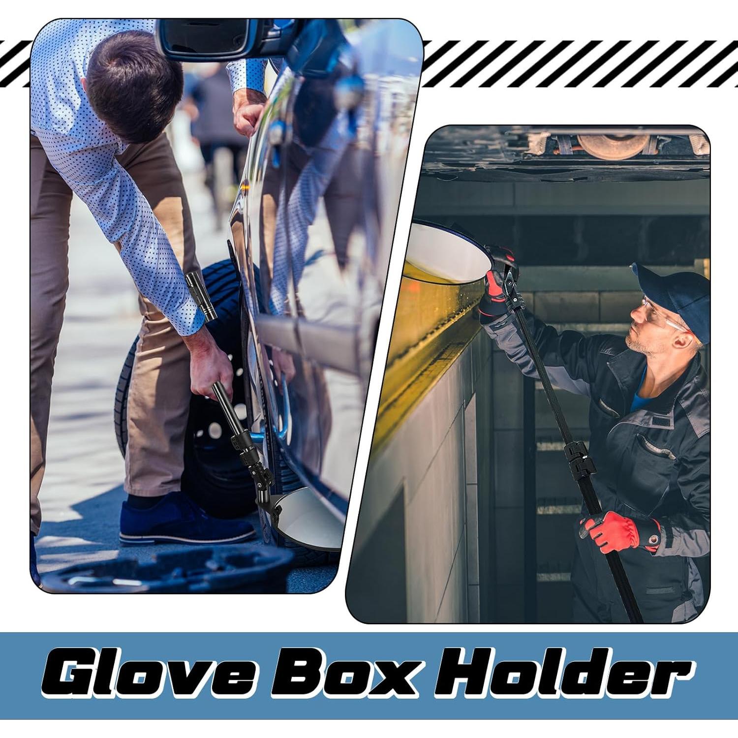 Espejo de Inspección Bajo Vehículo Barydat 20 cm 2 Pack con Luz