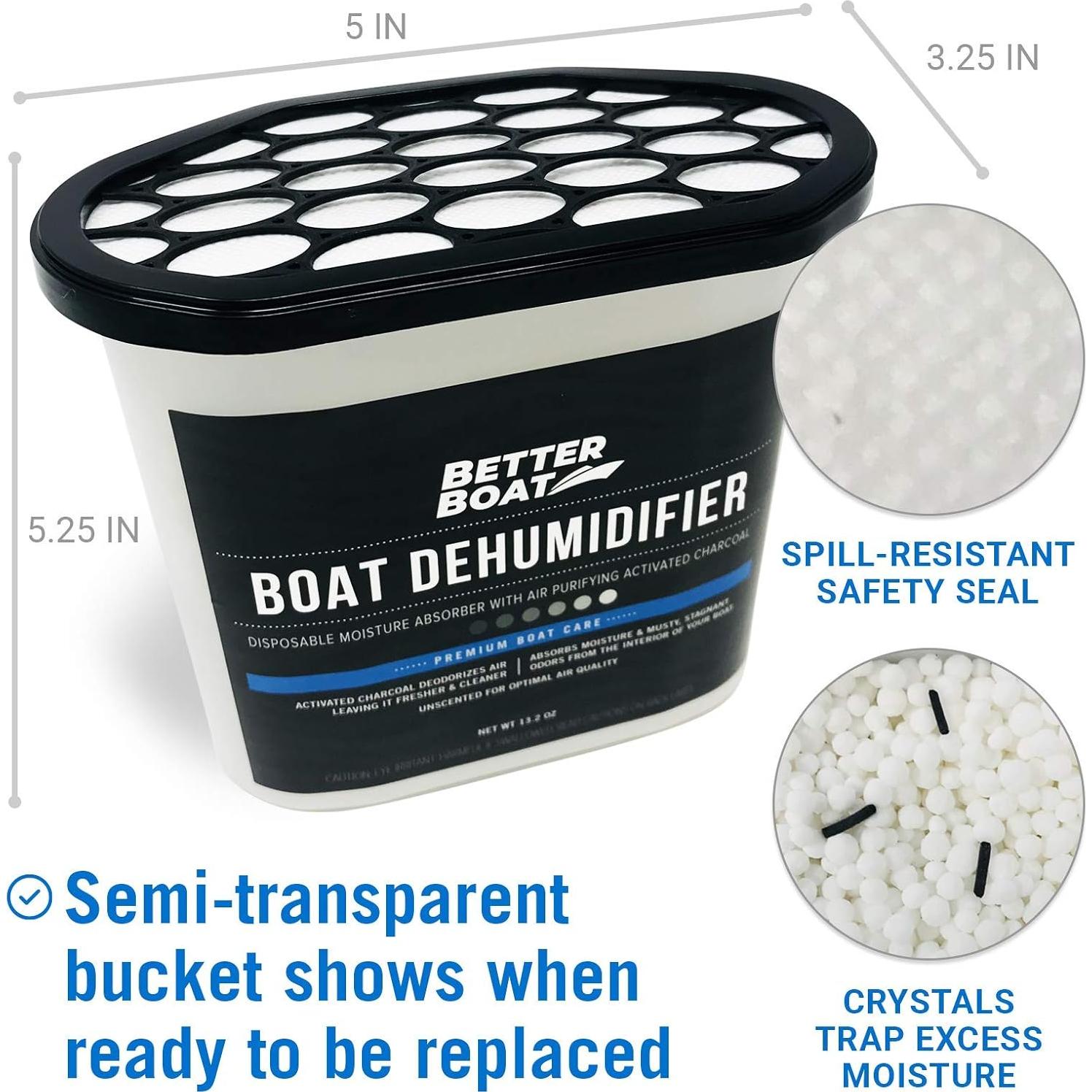 Deshumidificador de Barco Better Boat 368g, Absorbente de Humedad