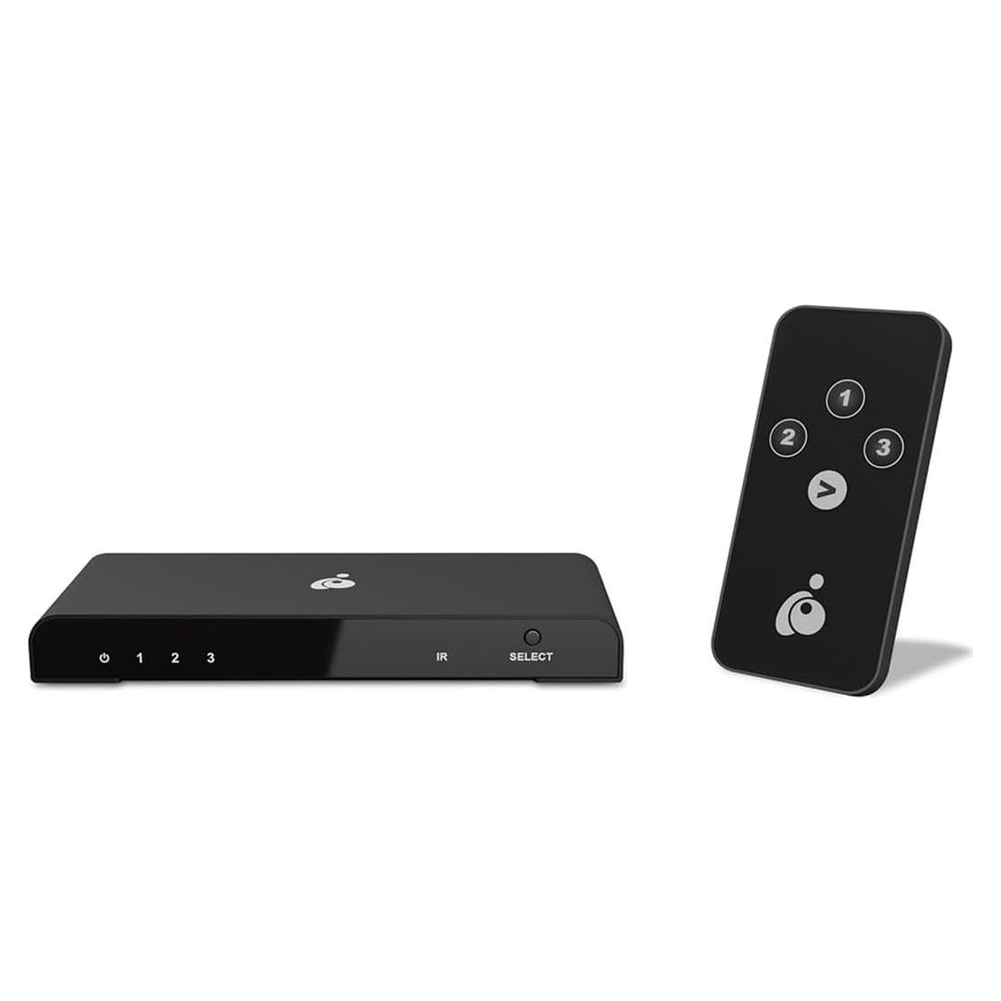 Interruptor HDMI 4K IOGEAR 3 Puertos 4096x2160 60Hz