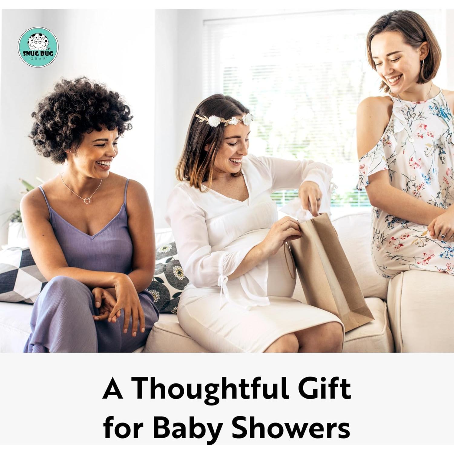 Cojín de Baño para Bebés - Set de 4 Piezas Gris Polvo