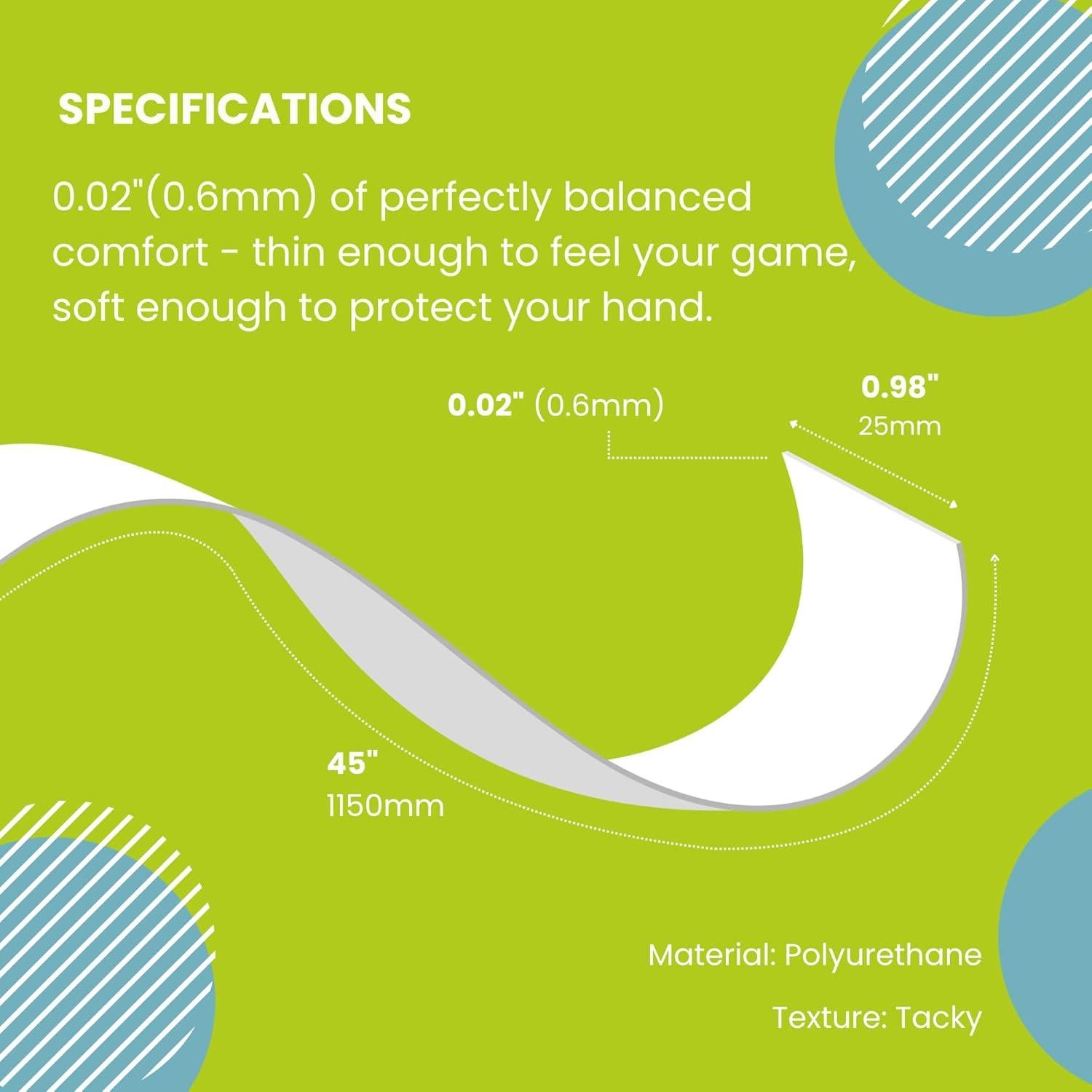 Juego de Empuñaduras y Amortiguador de Tenis Fresas y Crema