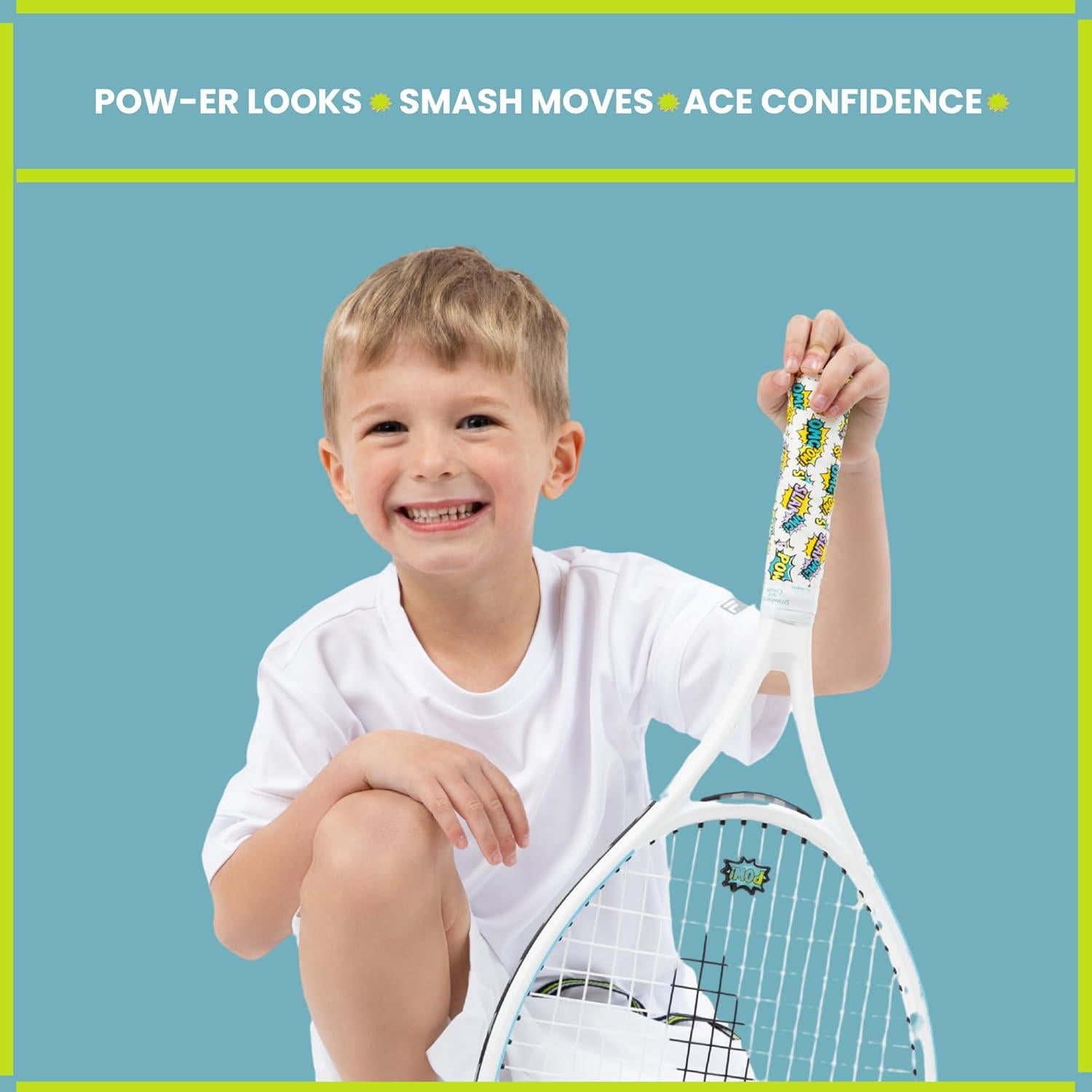 Juego de Empuñaduras y Amortiguador de Tenis Fresas y Crema