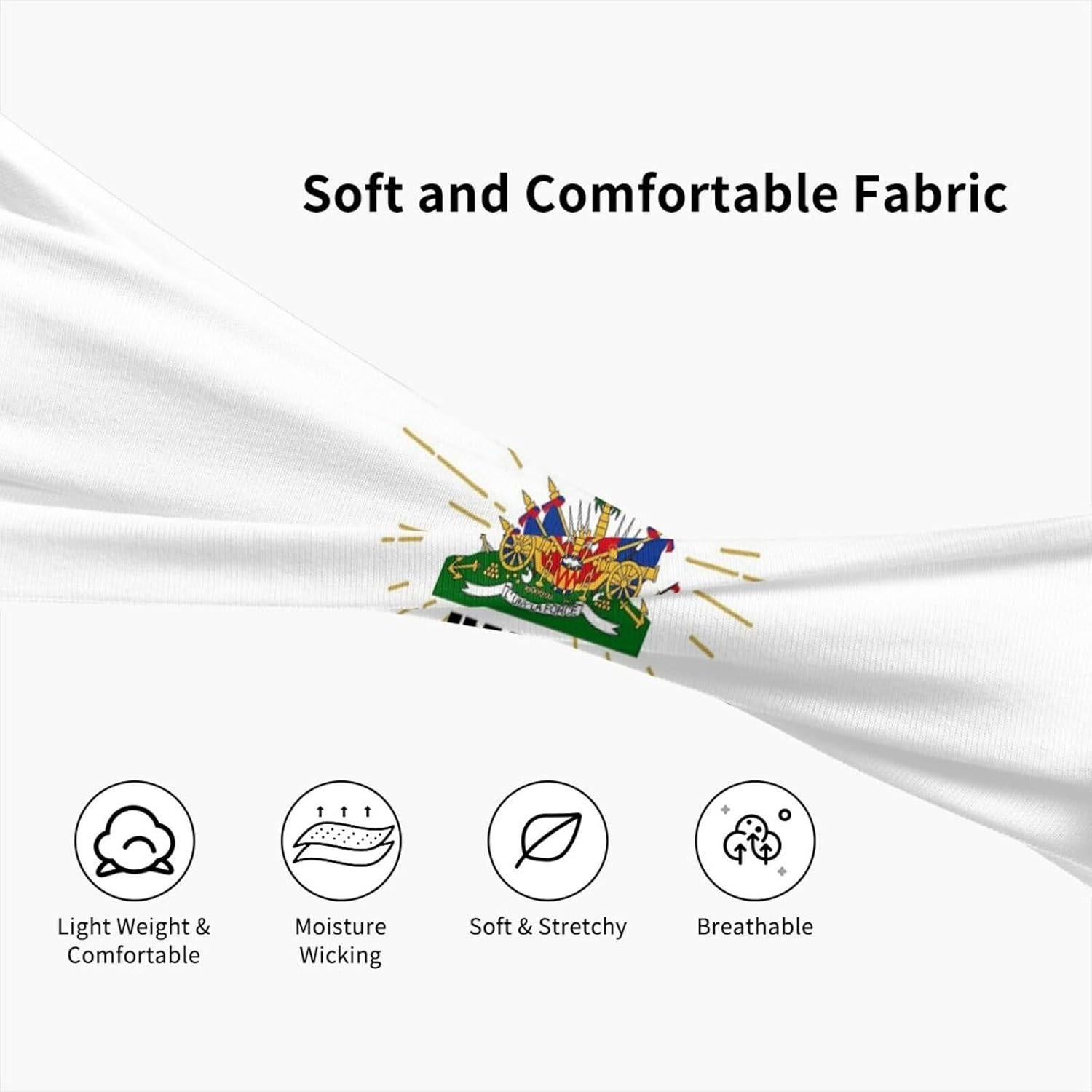 Banda Deportiva de Sudor Haitiana ROSIHODE Unisex para Correr