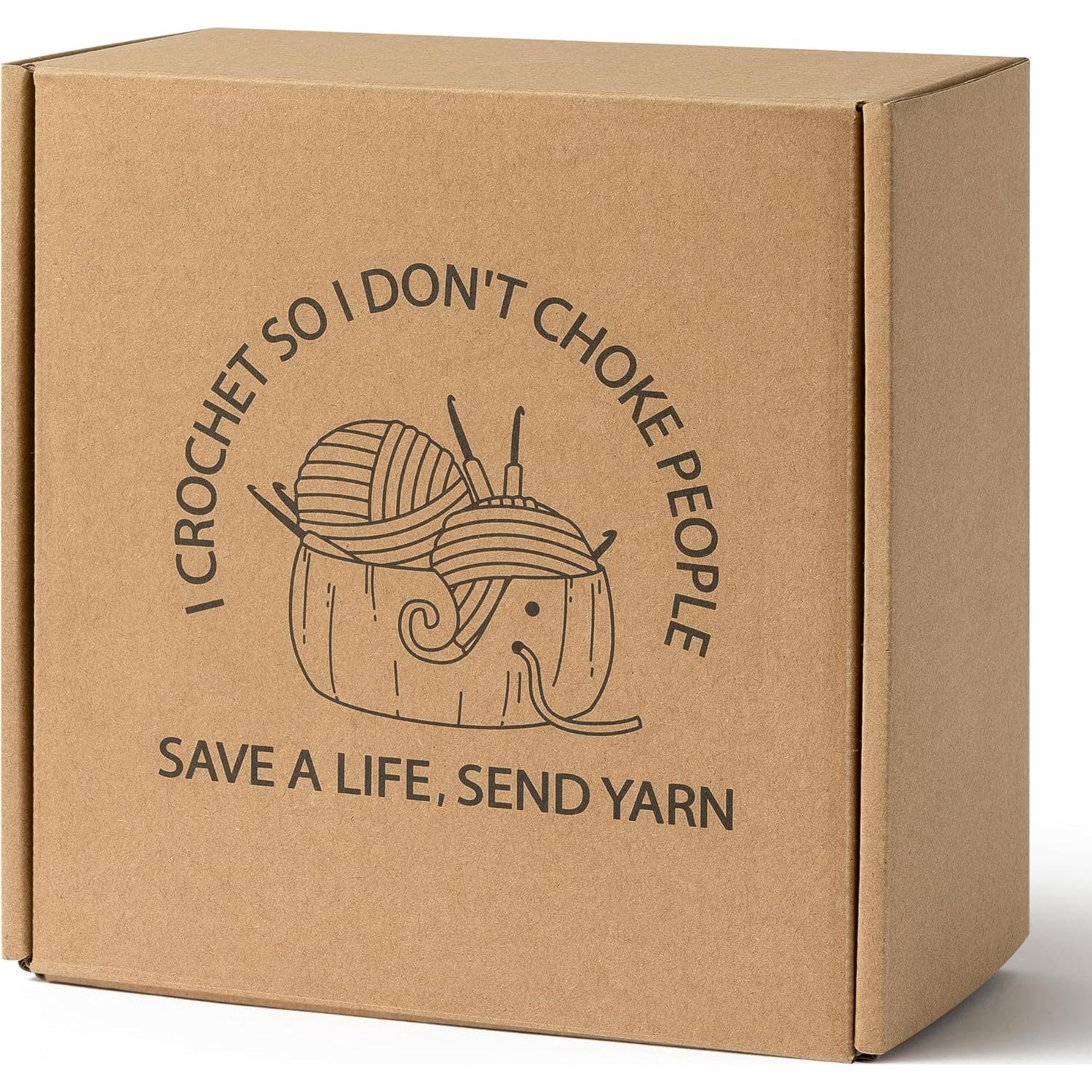 Conjunto de Soporte para Hilo WATINC - Cuenco de Madera con 9 Ganchos