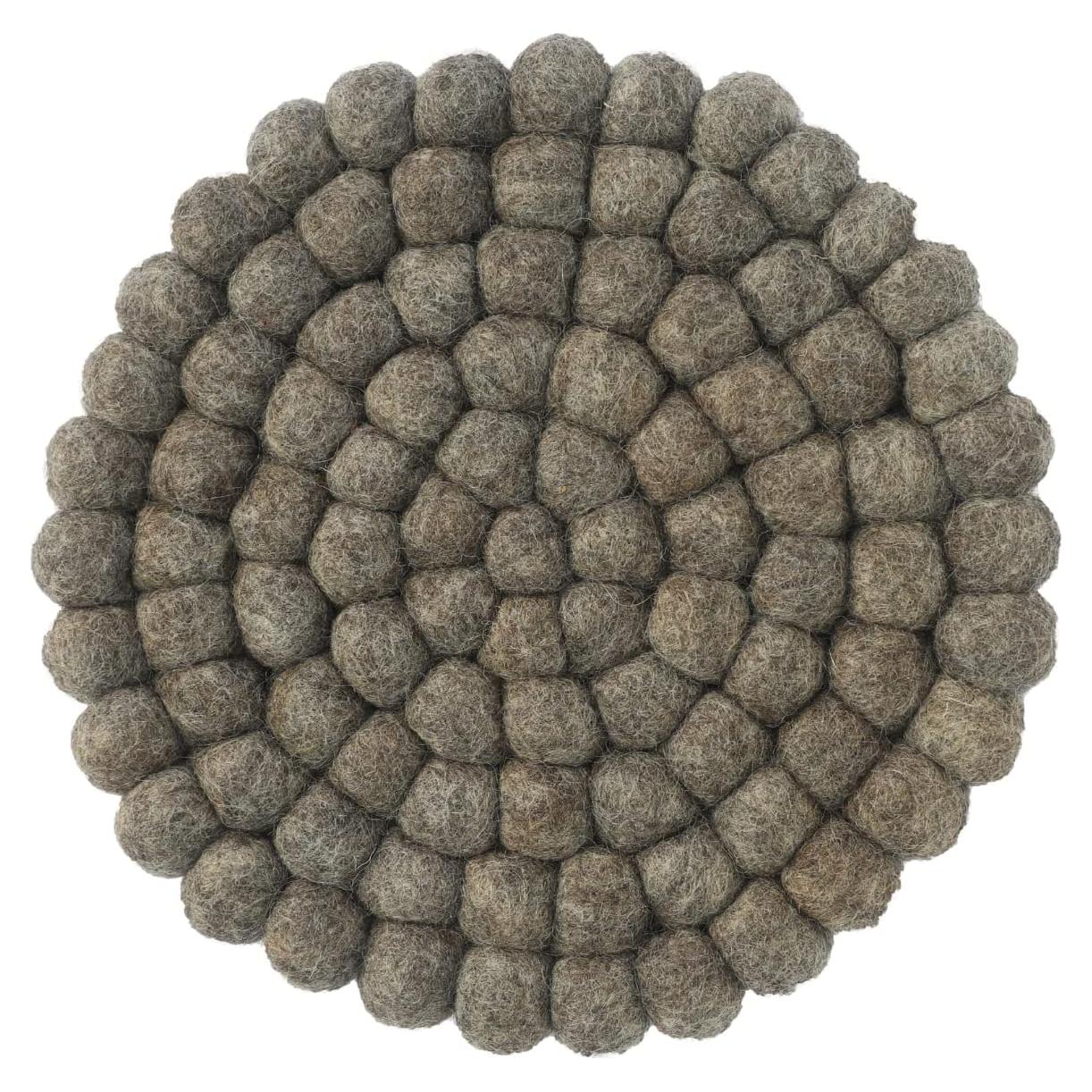 Trivet Redondo de Lana Ezhippie 50.8 cm Multicolor Hecho a Mano