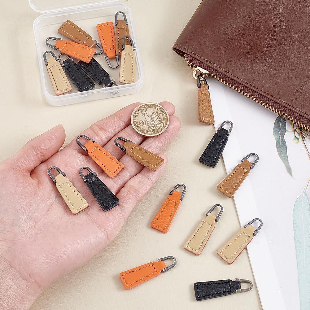 Tiradores de Cremallera PH PandaHall 20pcs 4 Colores 3.8x1.2cm