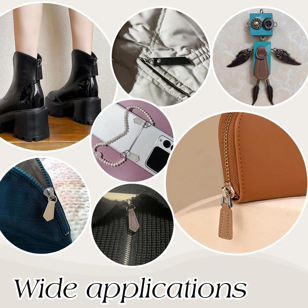 Tiradores de Cremallera PH PandaHall 20pcs 4 Colores 3.8x1.2cm