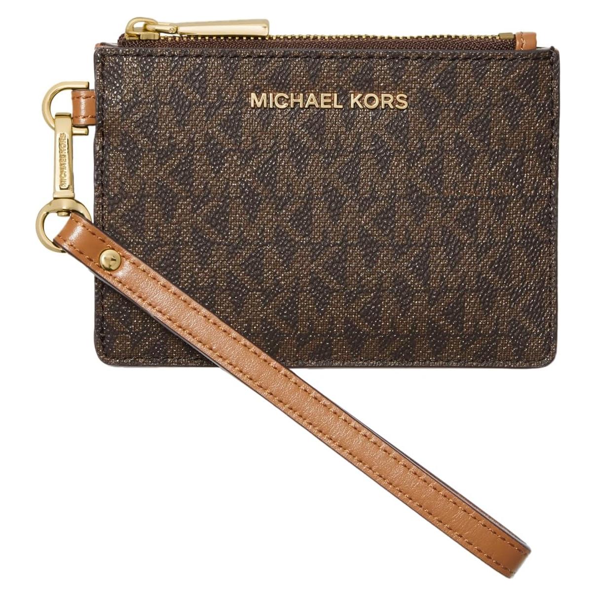 Monedero Pequeño Michael Kors Mercer Cuero Marrón