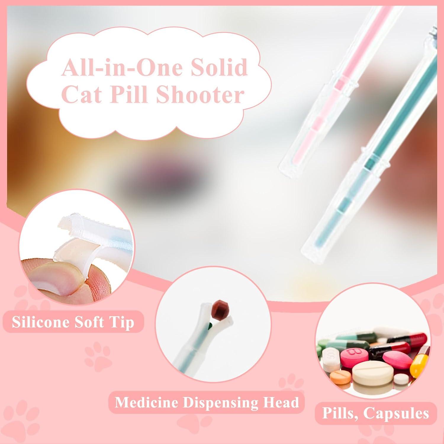 Dispensador de Pastillas para Mascotas AORPLIM 4 en 1 Azul