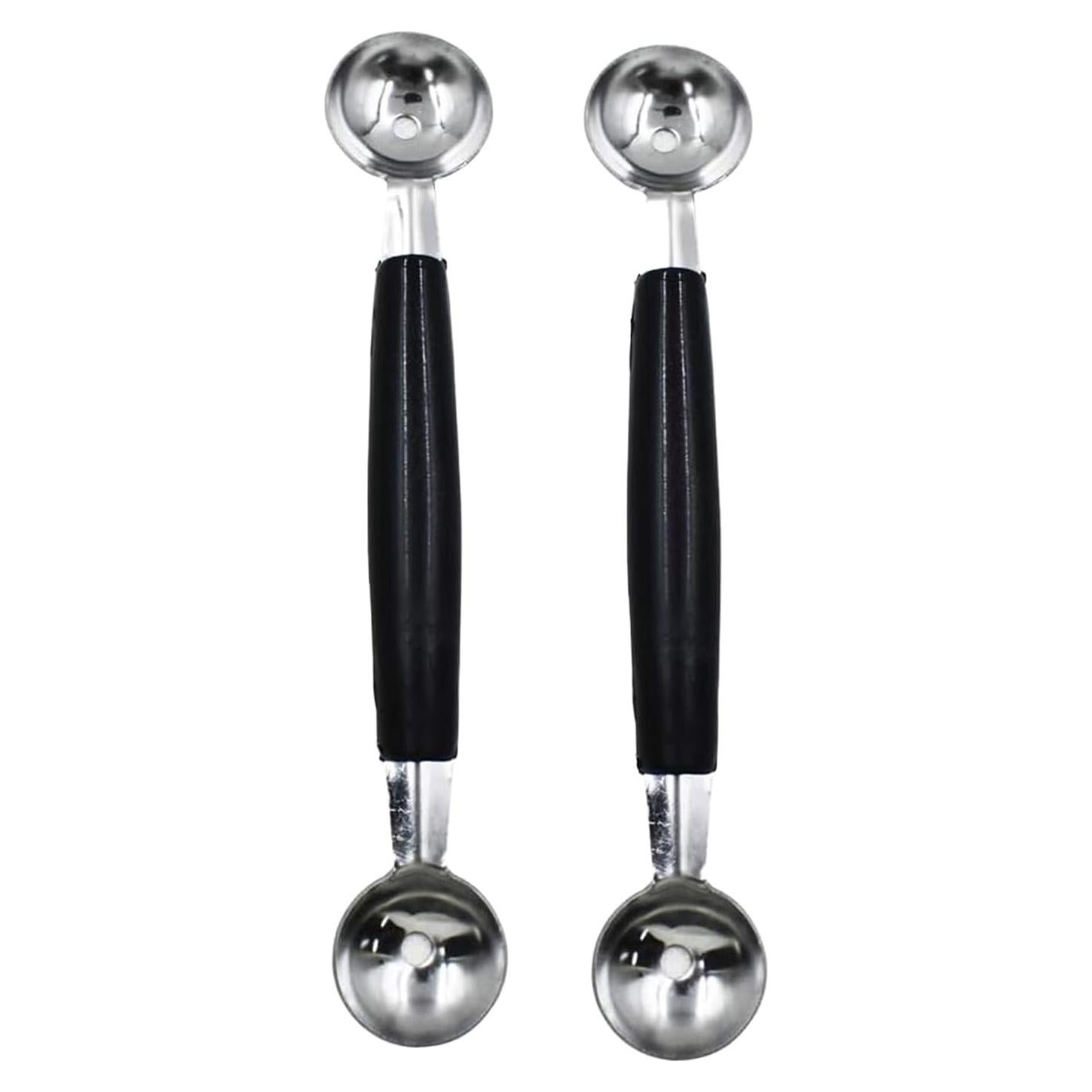 Juego de 2 cucharas de helado de acero inoxidable LiXiongBao 18 cm