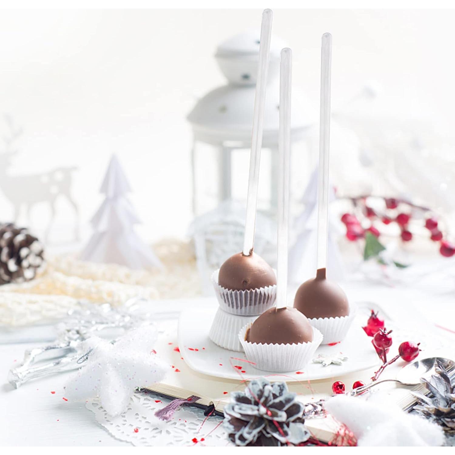 Palitos de Plástico Transparentes Hapray 50 Unidades 18.39 cm