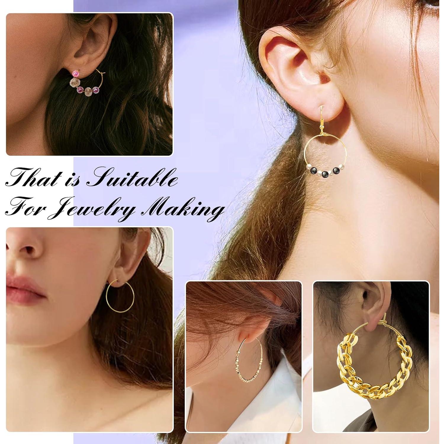 Anillos de Encanto para Copas de Vino TOAOB 25mm Dorado 100pcs