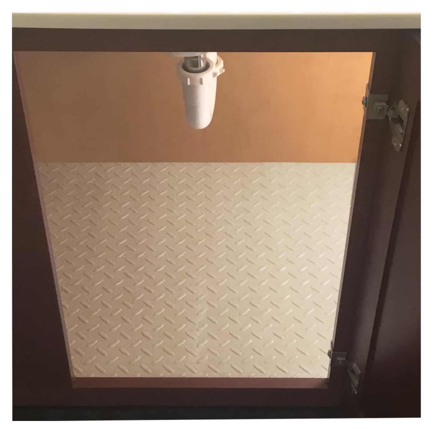 Alfombrilla Antimanchas RESILIA 61x122 cm Beige para Fregadero