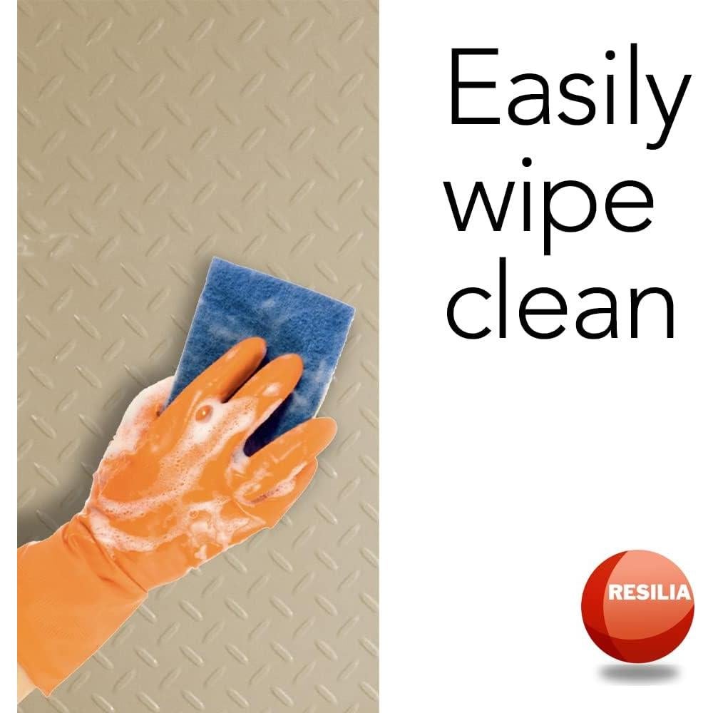 Alfombrilla Antimanchas RESILIA 61x122 cm Beige para Fregadero