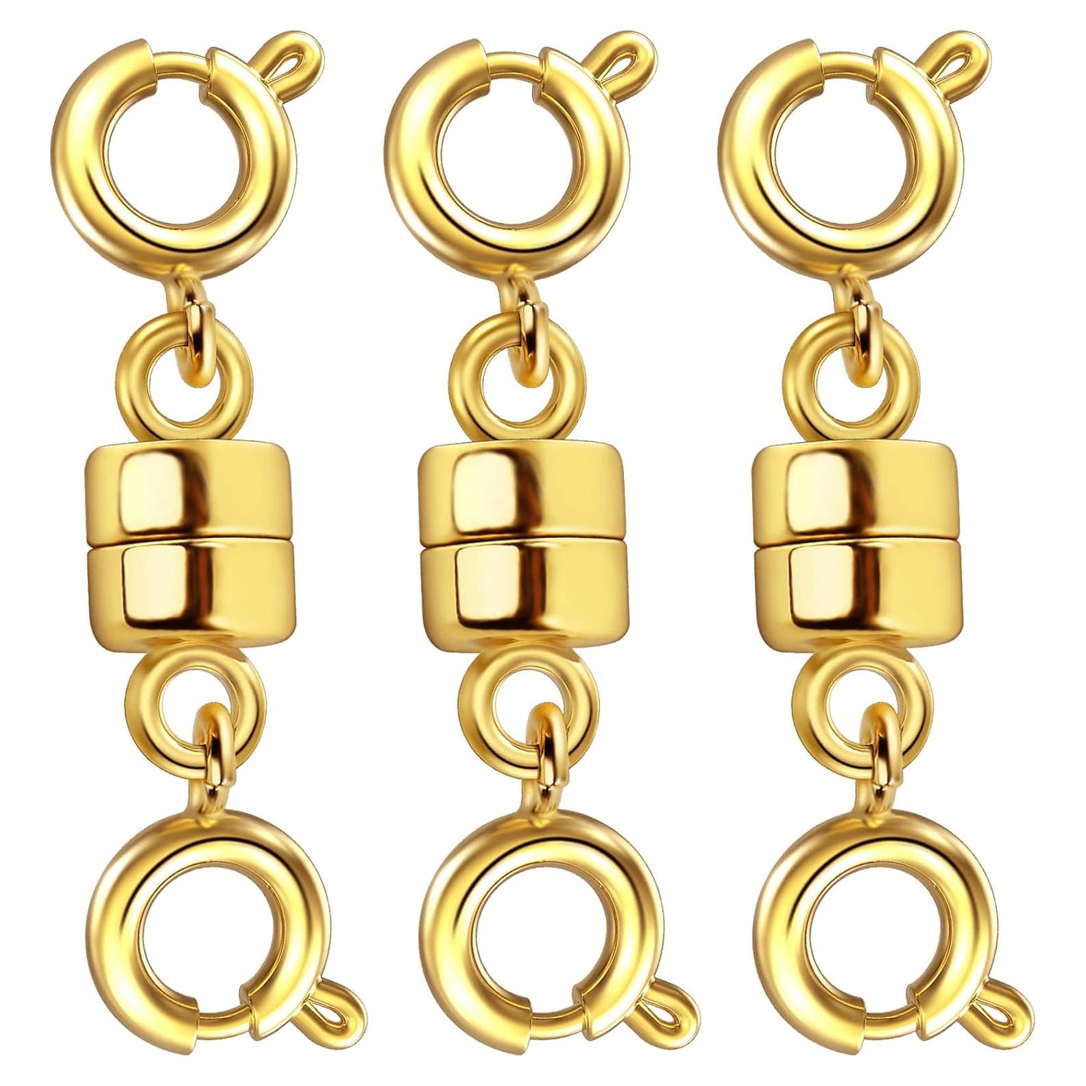 Cierres Magnéticos Dailyacc 3 Piezas Oro 14K y Plata
