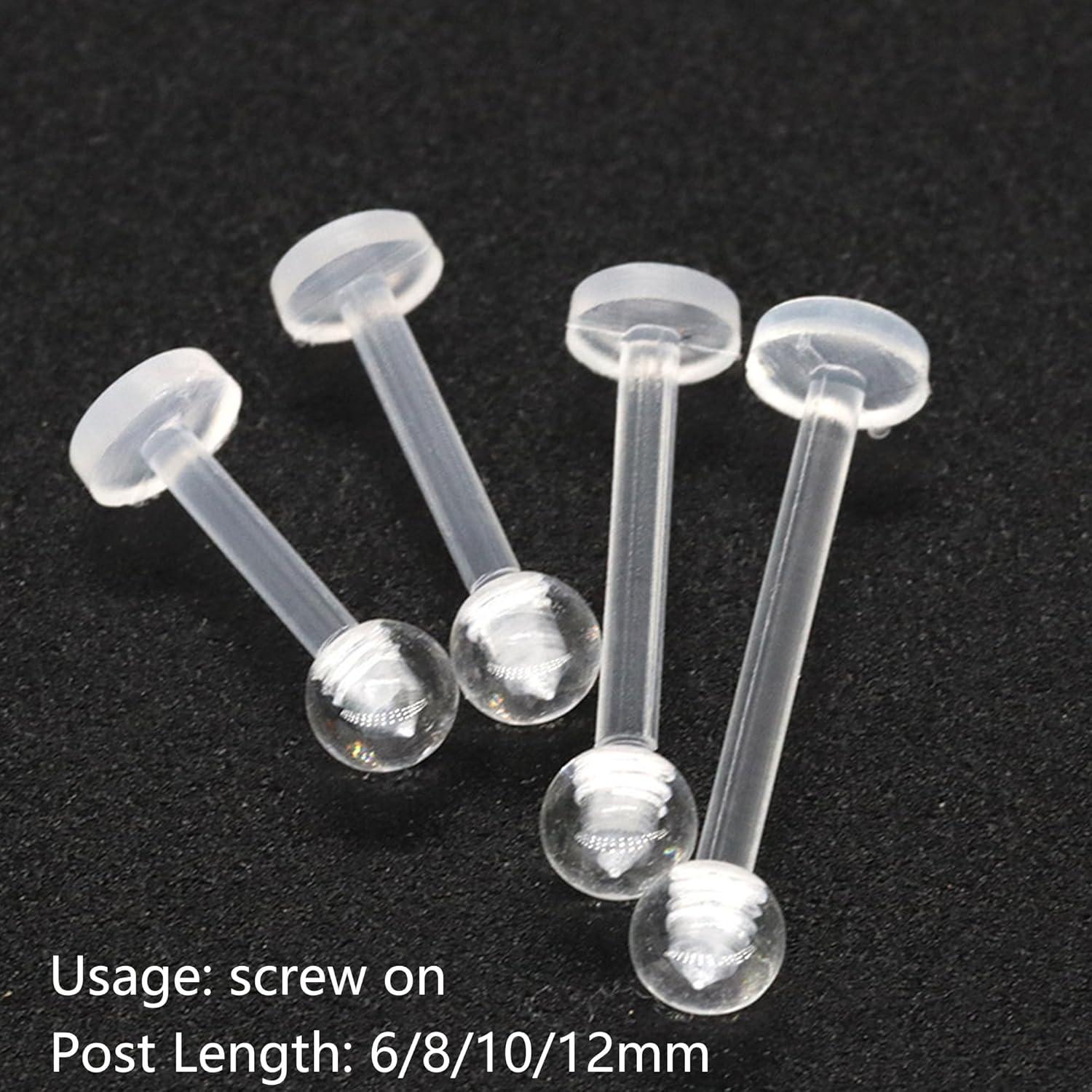 Retenedor de Septum Claro 16G KASFREE - 16 Piezas Hipoalergénicas