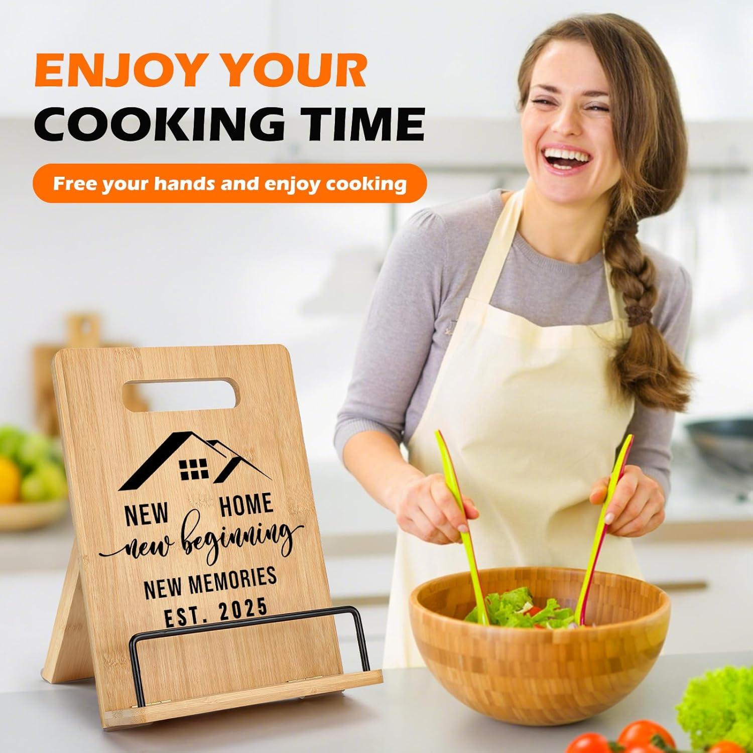 Soporte para Recetarios CryCarrot - Bambú Natural 30x18.4cm