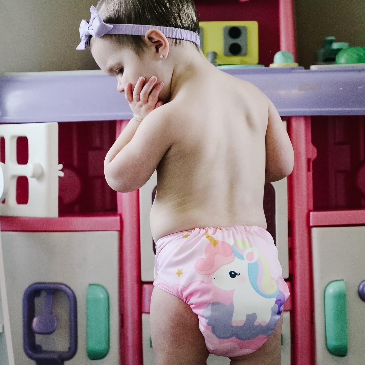 Pañales de Tela Reutilizables Babygoal 6 Piezas Niña