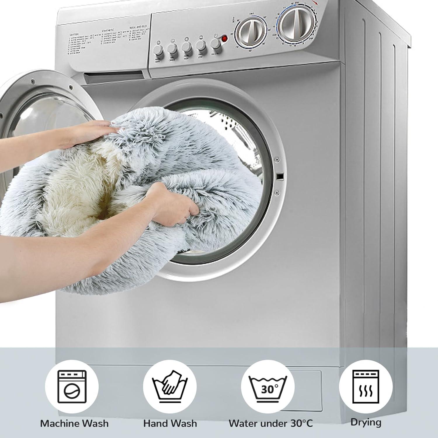 Cama para Gato Arquiel con Capucha Redonda Gris 50.8 cm