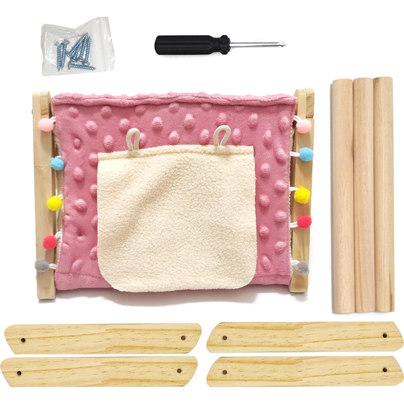 Hamaca Colgante para Mascotas NUATPETIN 23.9x15 cm Rosa