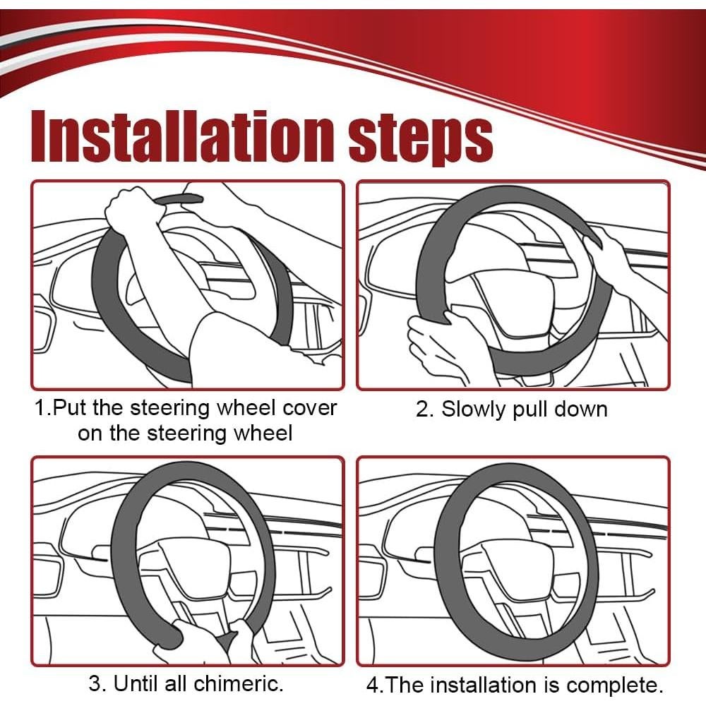 Cubierta de Volante Elástico RGOAANC 15 Pulgadas Beige