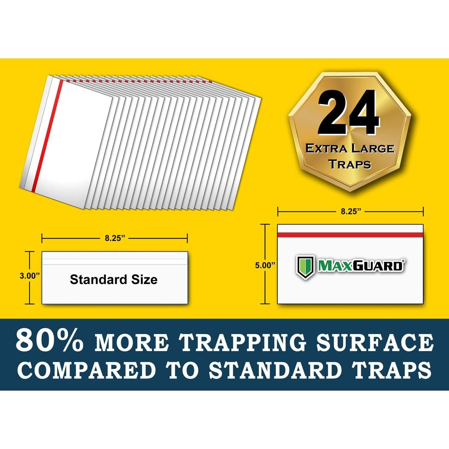 Trampas para Moscas de Ventana MaxGuard - 24 Trampas XL No Tóxicas