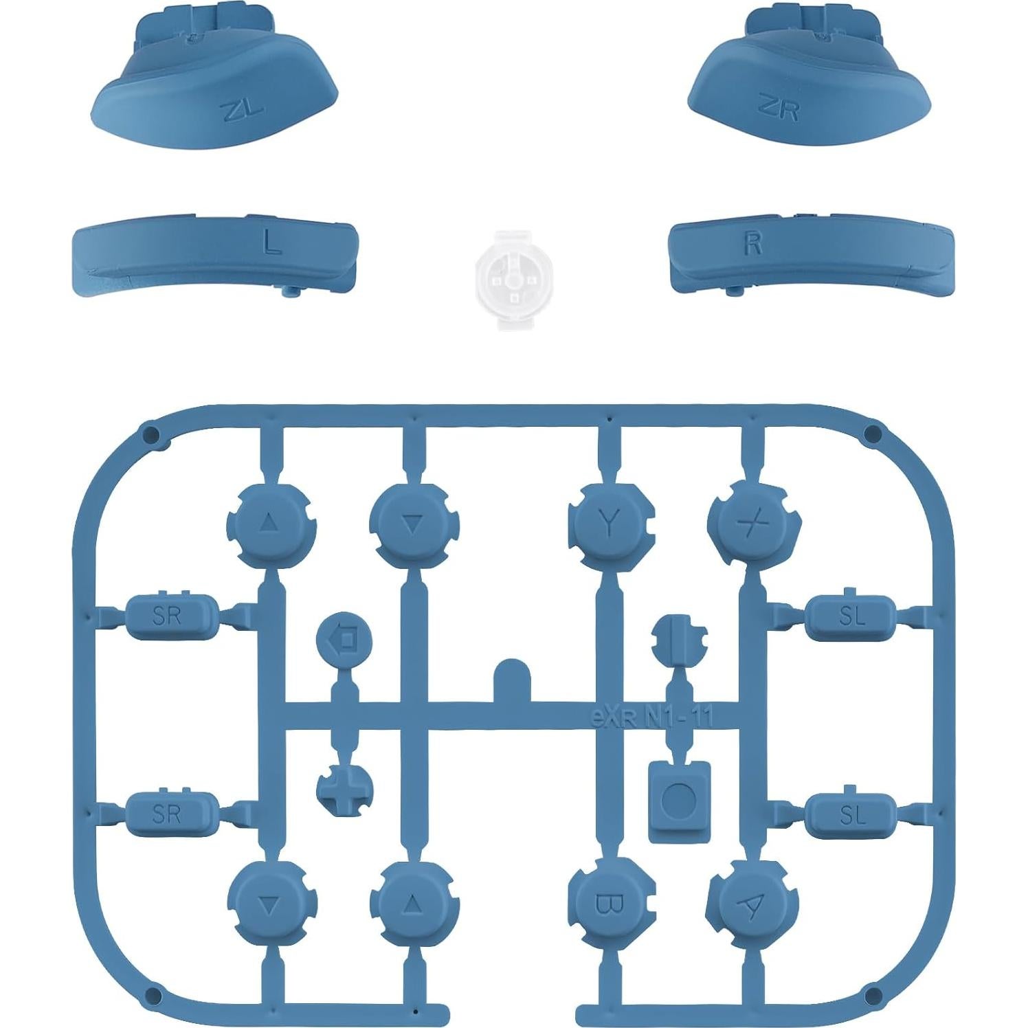 Juego Completo de Botones eXtremeRate para Nintendo Switch - Azul Fuerza Aérea