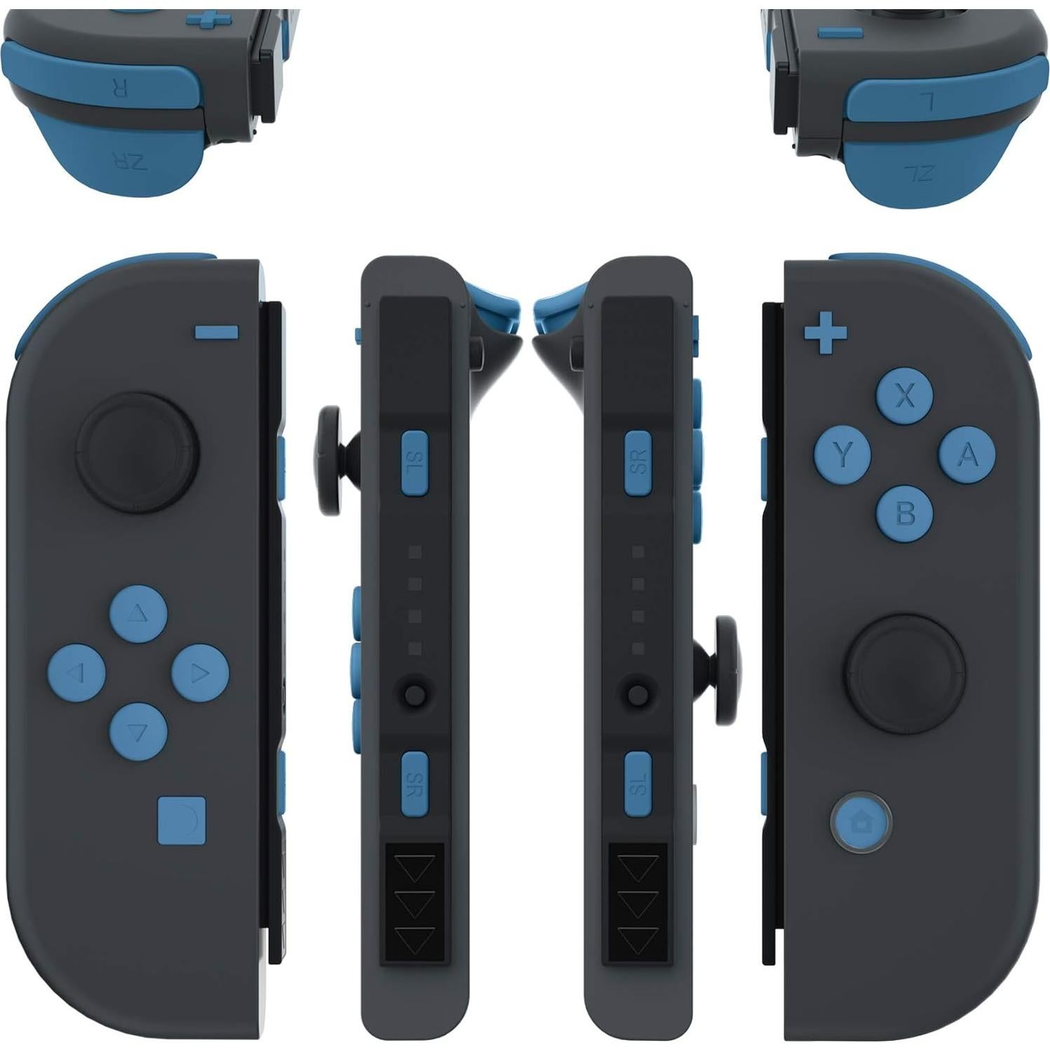 Juego Completo de Botones eXtremeRate para Nintendo Switch - Azul Fuerza Aérea