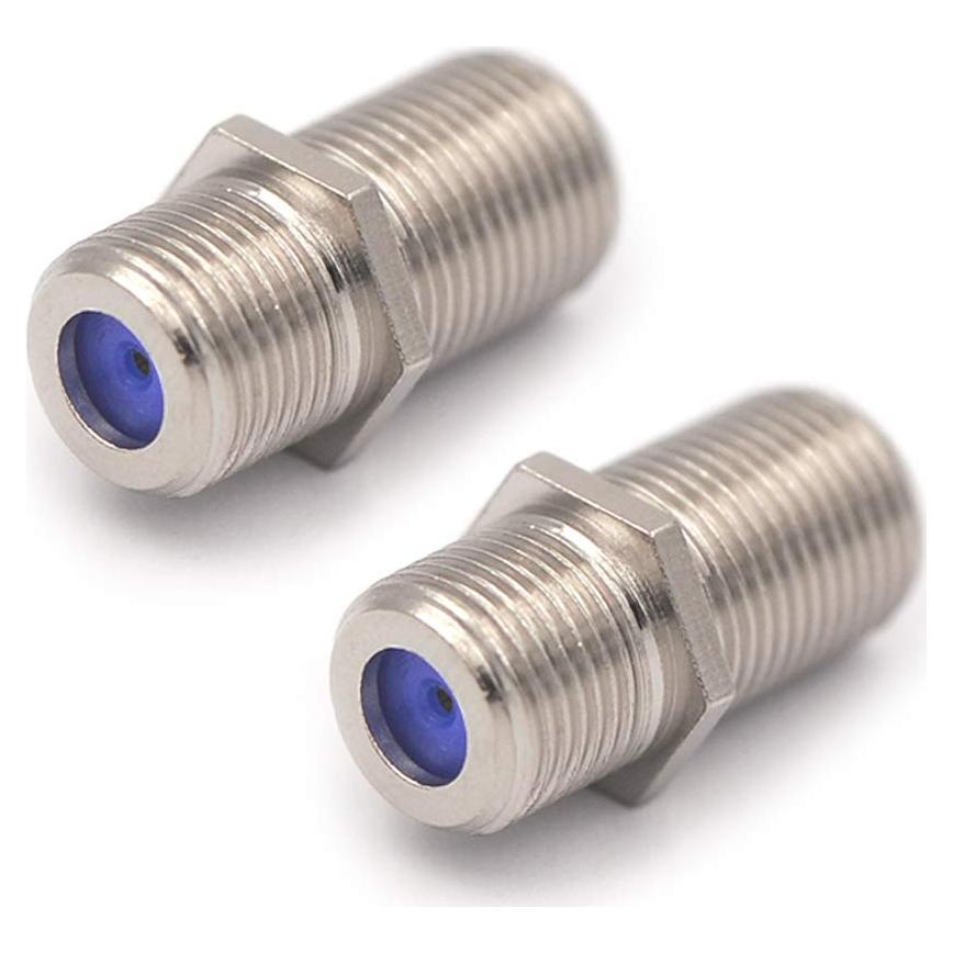 Conector Coaxial VCE F-Type Hembra a Hembra RG6 - Paquete de 2