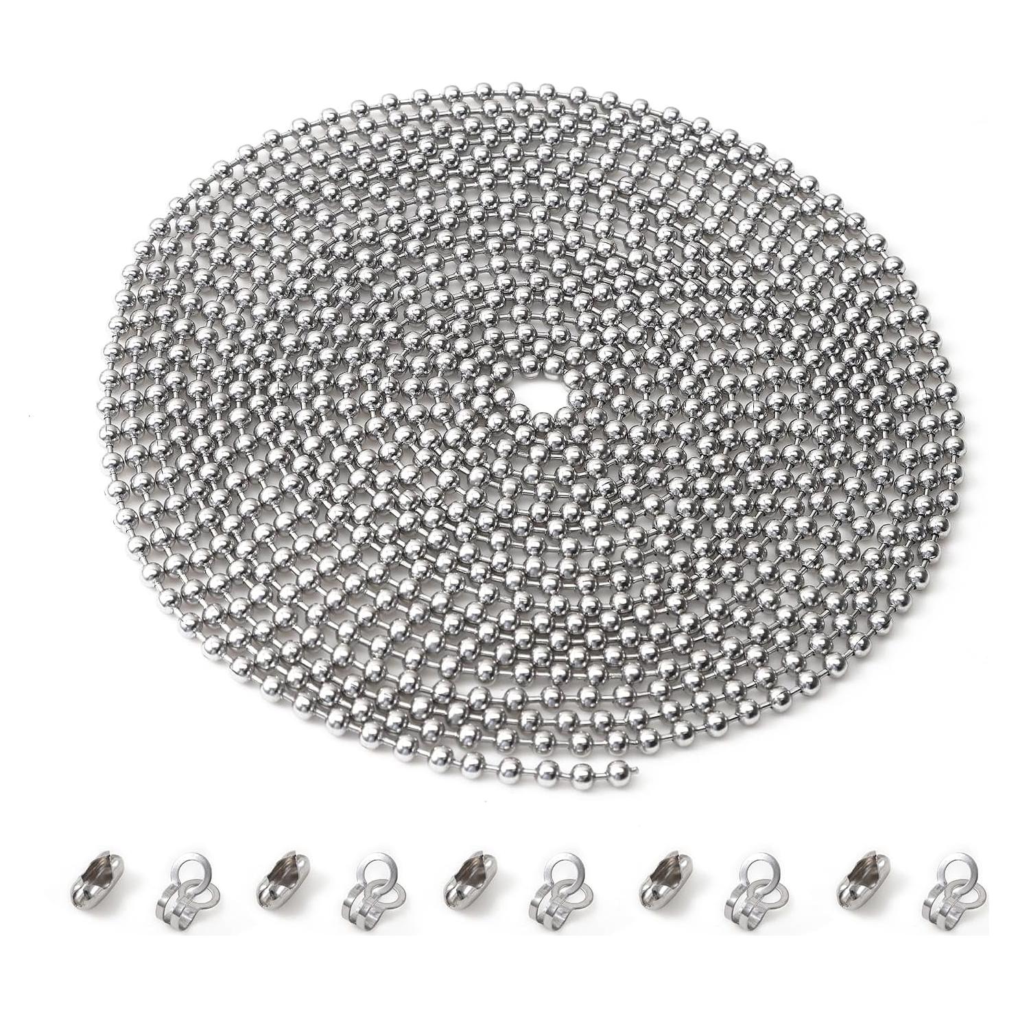 Cadena de Tirar de Ventilador de Techo 304.8 cm Acero Inoxidable