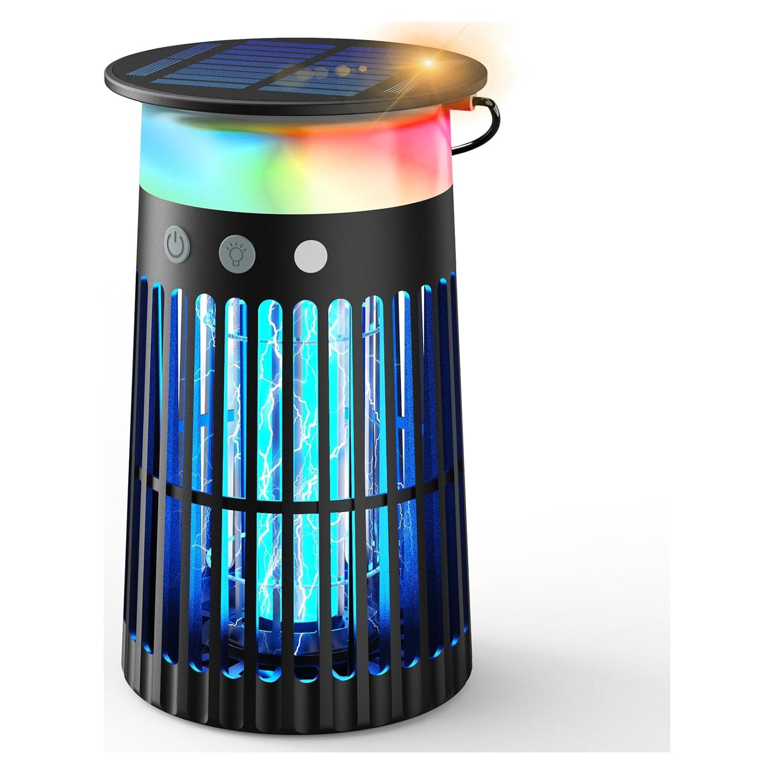 Zapper Solar de Insectos PhatroyYee 4200V RGB Recargable