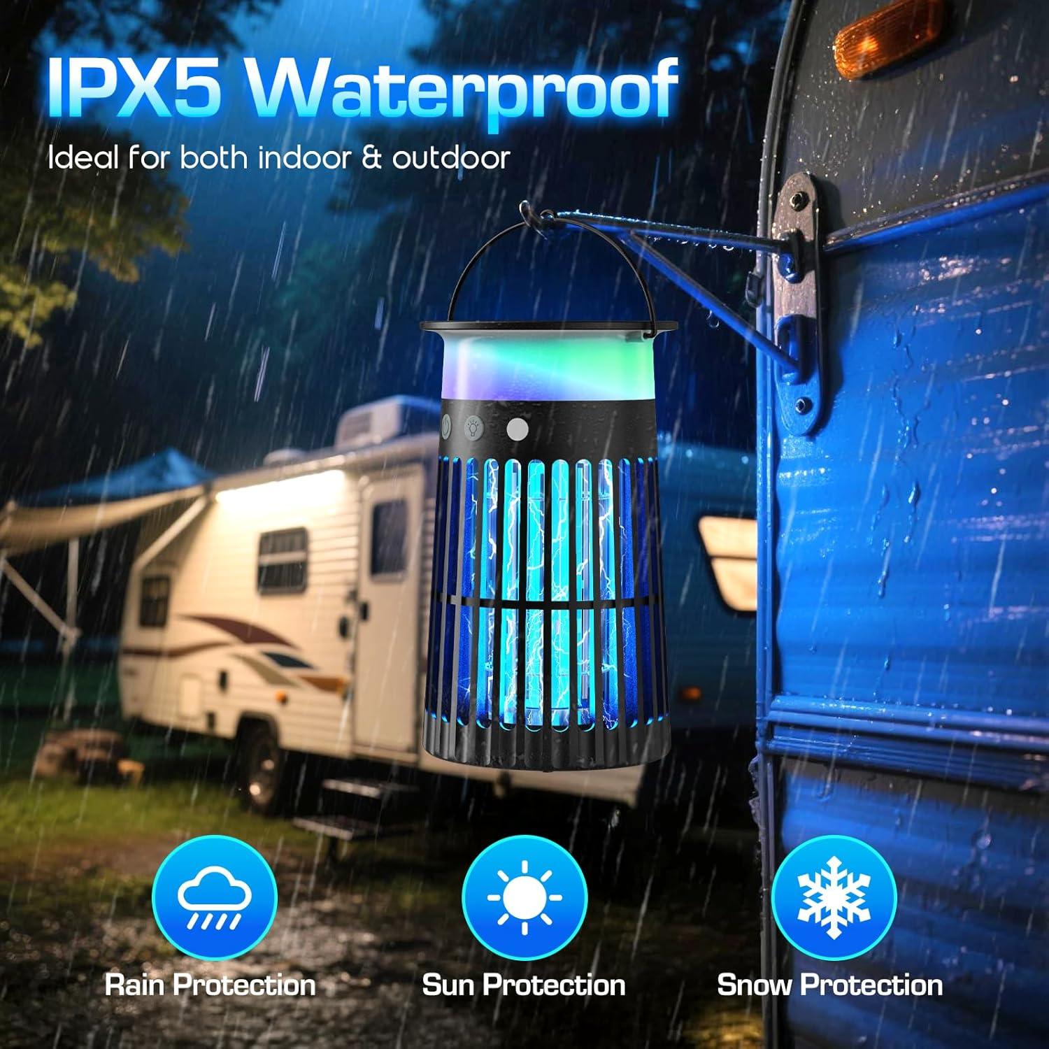 Zapper Solar de Insectos PhatroyYee 4200V RGB Recargable