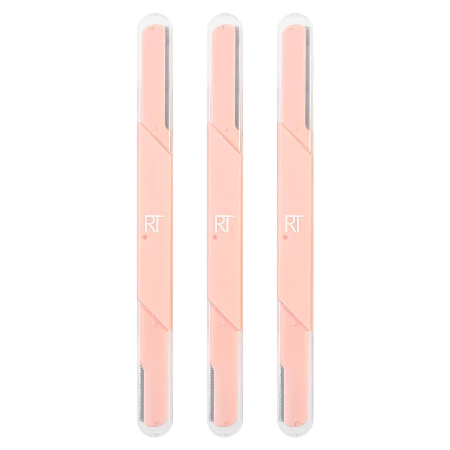 Cuchillas faciales Real Techniques, set de 3 piezas, doble extremo