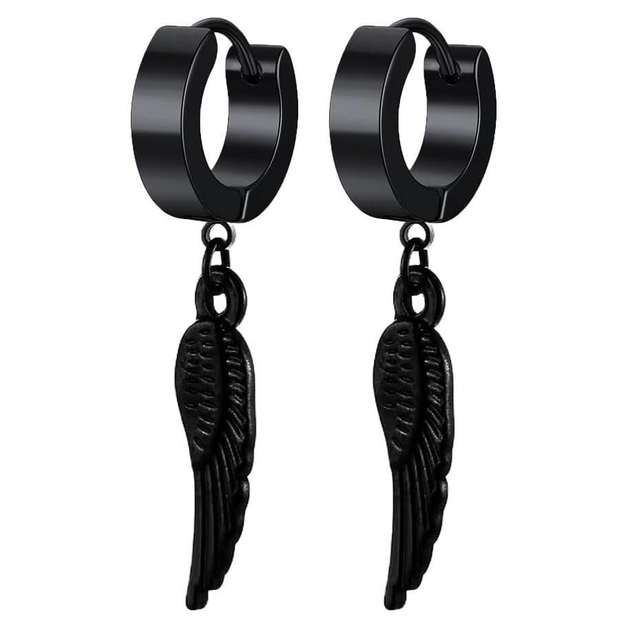 Pendientes Huggie de Acero Inoxidable Priza Jewelry Unisex