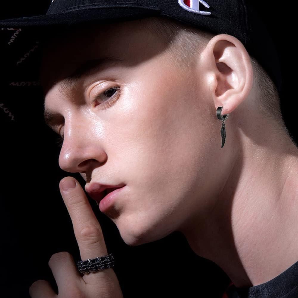 Pendientes Huggie de Acero Inoxidable Priza Jewelry Unisex