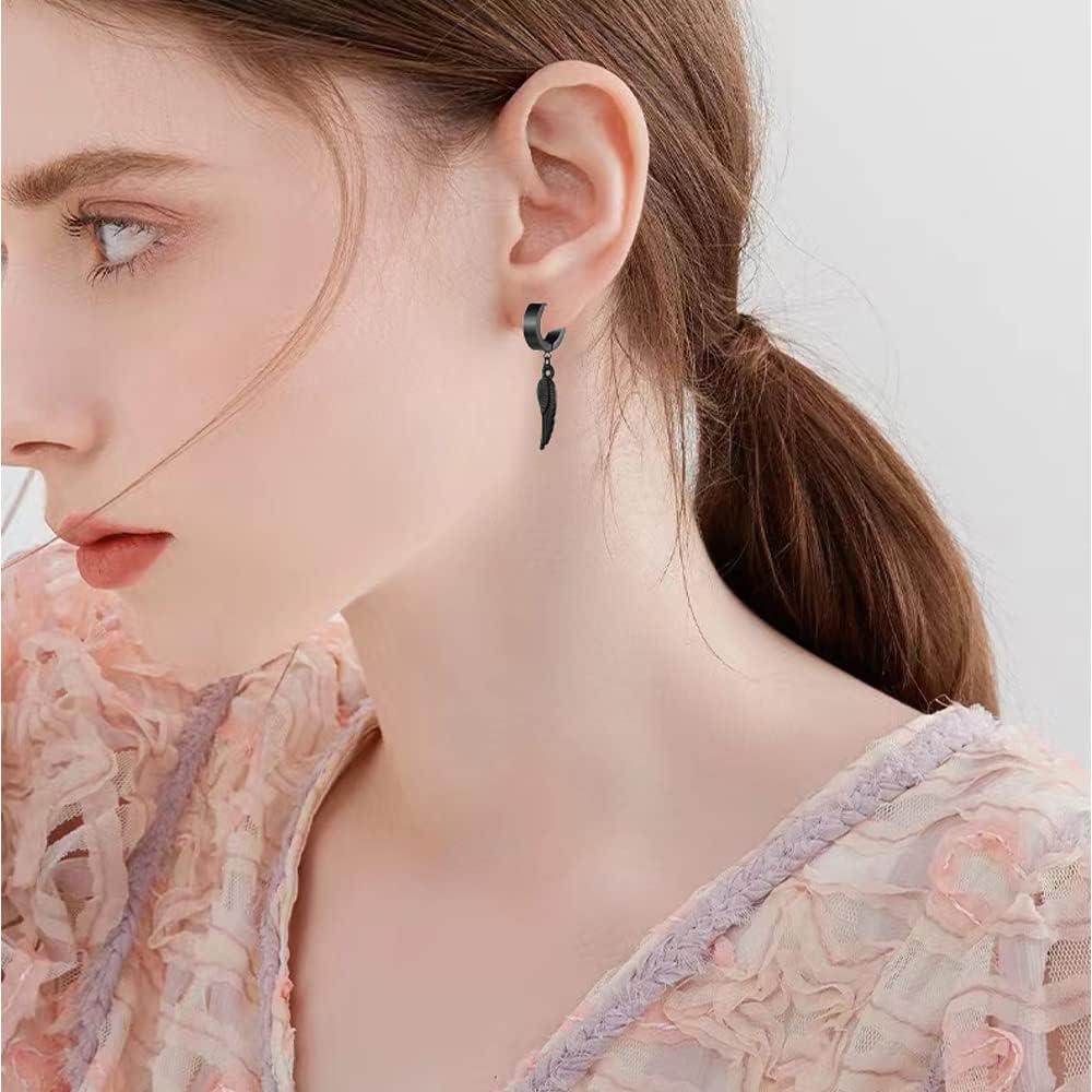 Pendientes Huggie de Acero Inoxidable Priza Jewelry Unisex