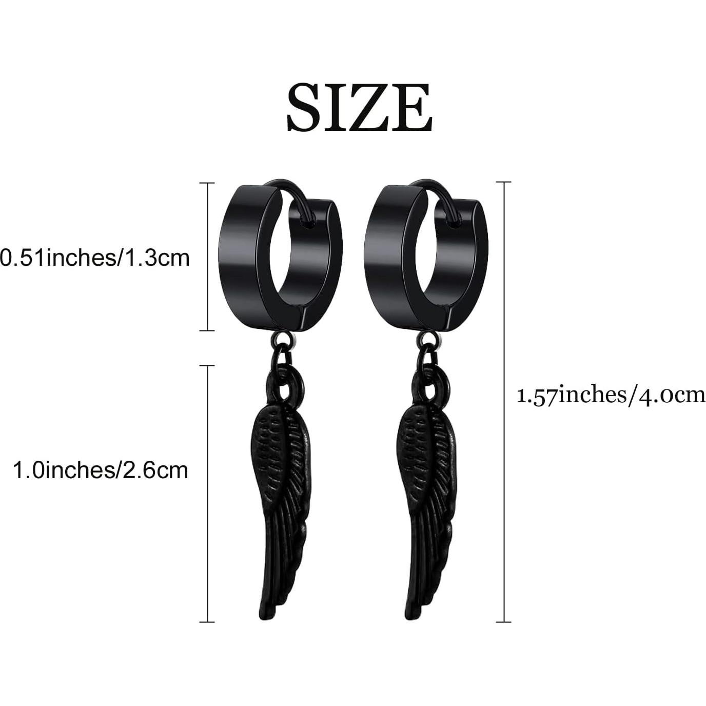 Pendientes Huggie de Acero Inoxidable Priza Jewelry Unisex