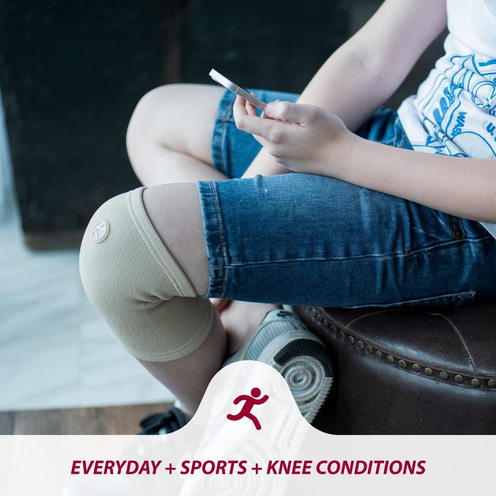 Manga de Compresión KARM Beige para Rodilla Niños Talla Única