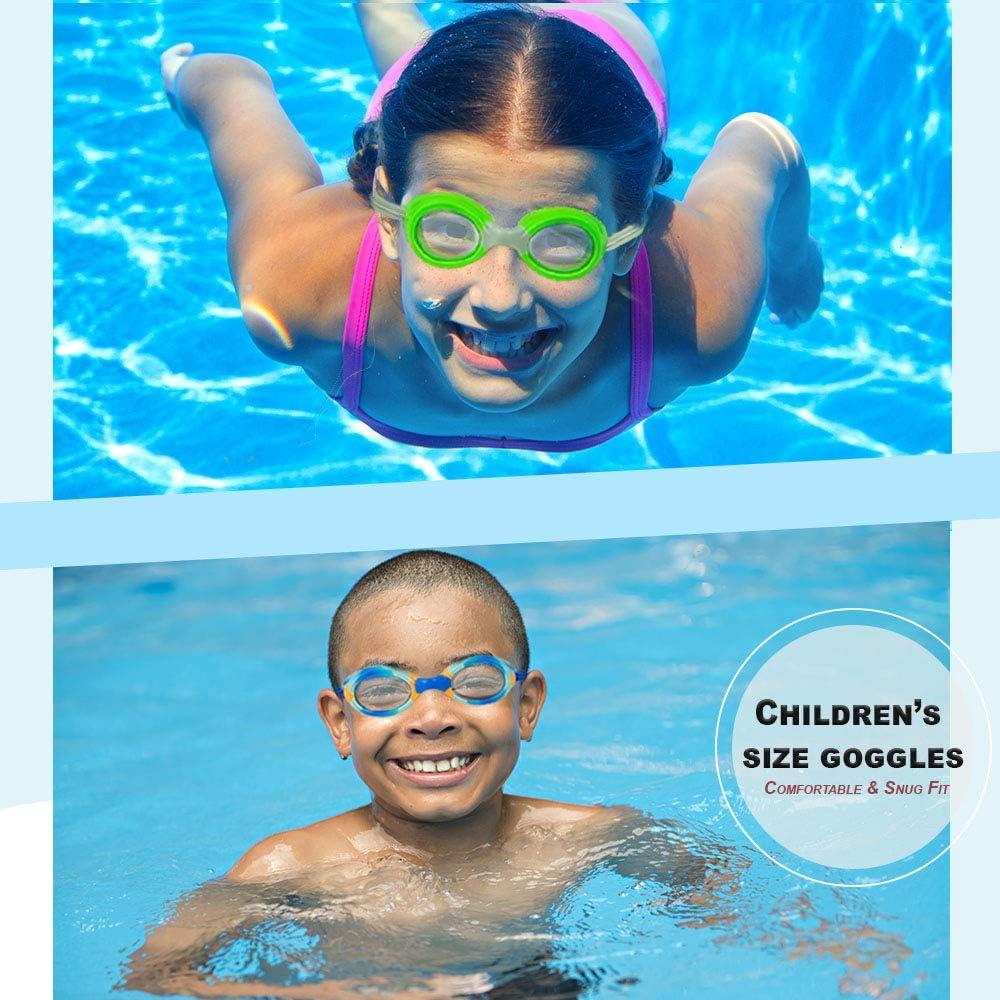 Gafas de natación Splaqua para niños - Protección UV - Azul Tie Dye