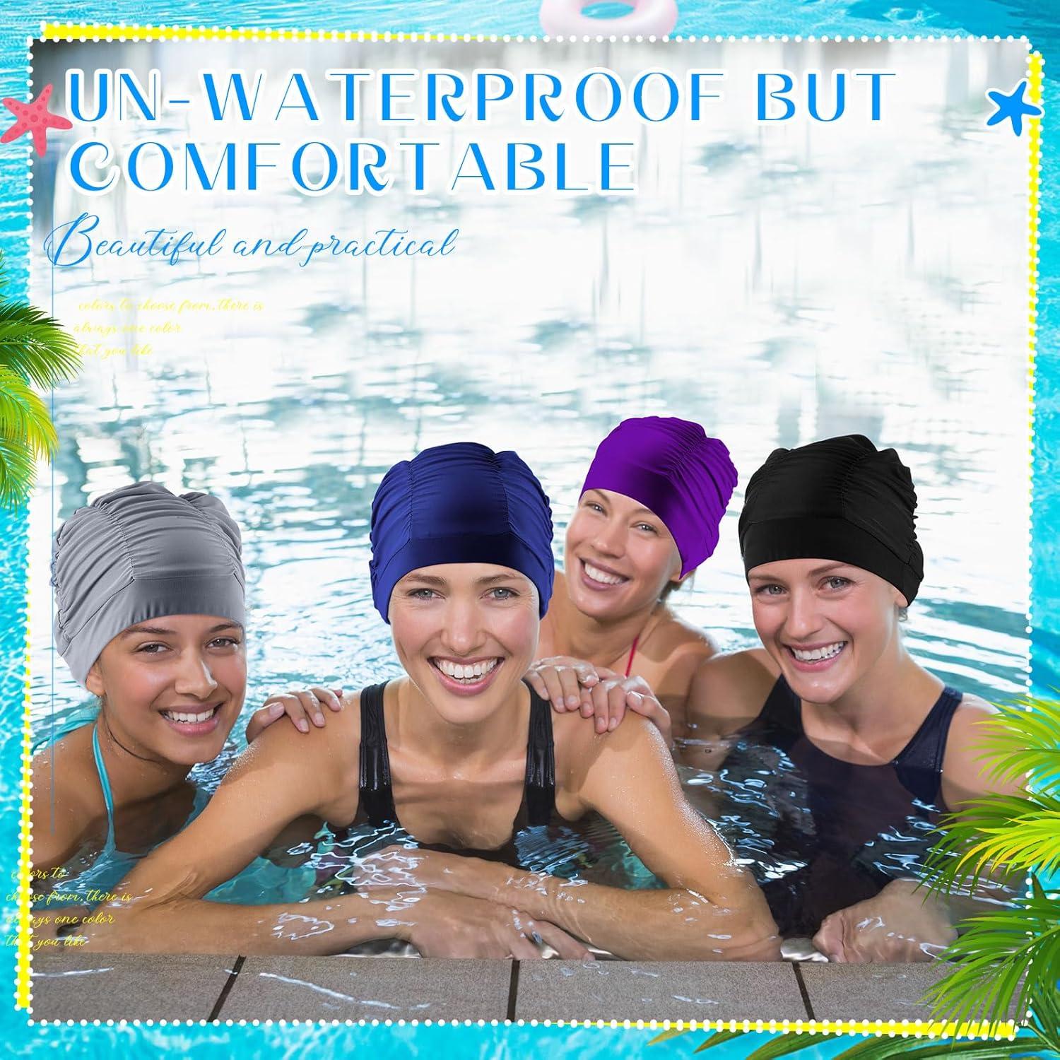 Gorros de Natación Soulchen para Mujeres - 4 Colores, Poliester
