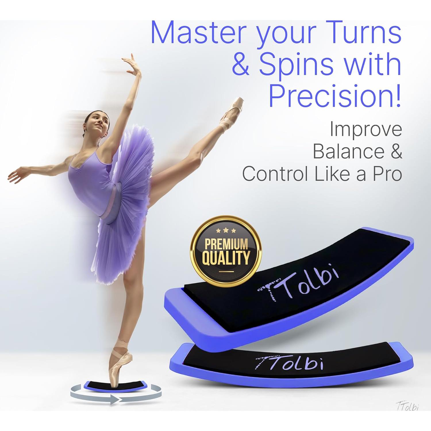 Tablero de Giro TTolbi Azul - Entrenador de Danza y Patinaje